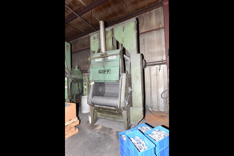 Detailed Pictures of Goff Steel Belt Tumble Shot Blast Machine DCMP-5153