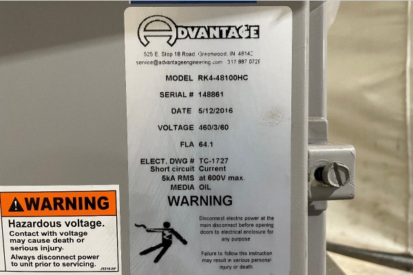 Detailed Pictures of Advantage Hot Oil Heater unit with Cooling Circuit DCMP-5289