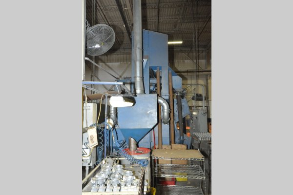 Detailed Pictures of Wheelabrator Spinner Hanger Shot Blast Machine DCMP-5357