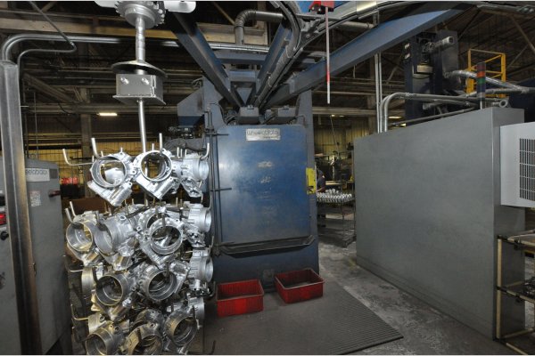 Picture of Wheelabrator Model HTS Spinner Hanger Shot Blast Machine For_Sale DCM-5357