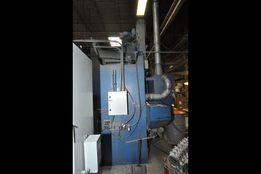 Detailed Pictures of Wheelabrator Spinner Hanger Shot Blast Machine DCMP-5357