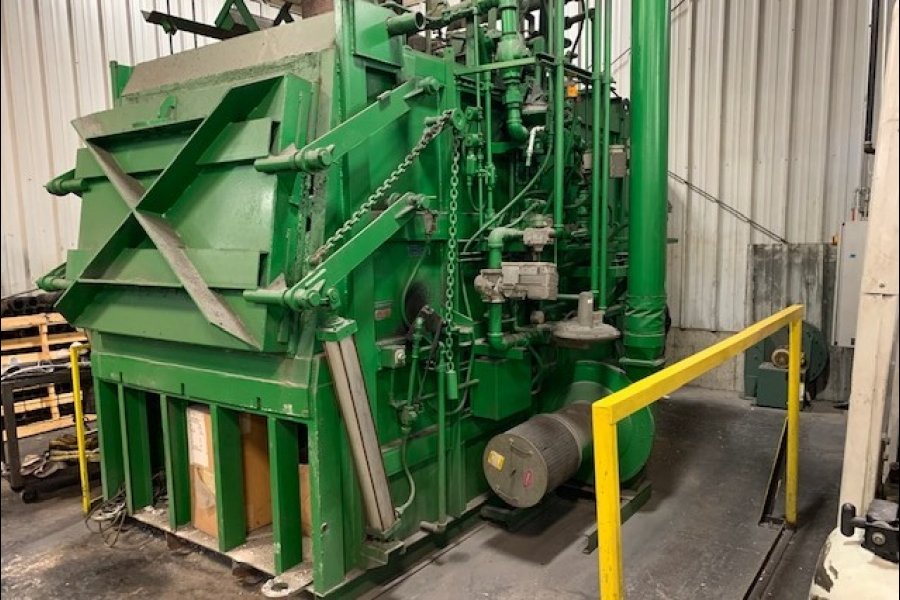 Detailed Pictures of Lindberg MPH Dry Hearth Natural Gas Fired Aluminum Melting Furnace DCMP-5376
