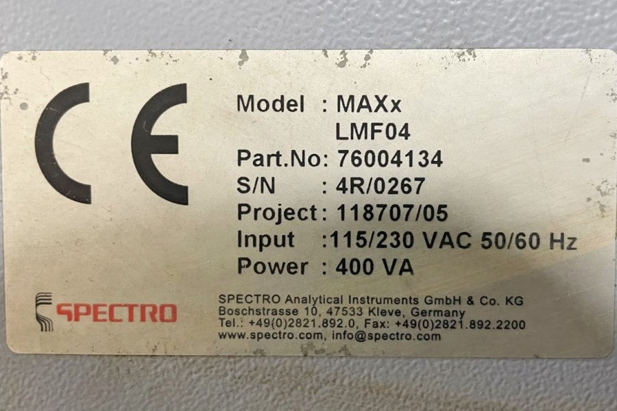 Detailed Pictures of Spectro Analytical Metal Analytic Mass Spectrometer DCMP-5392