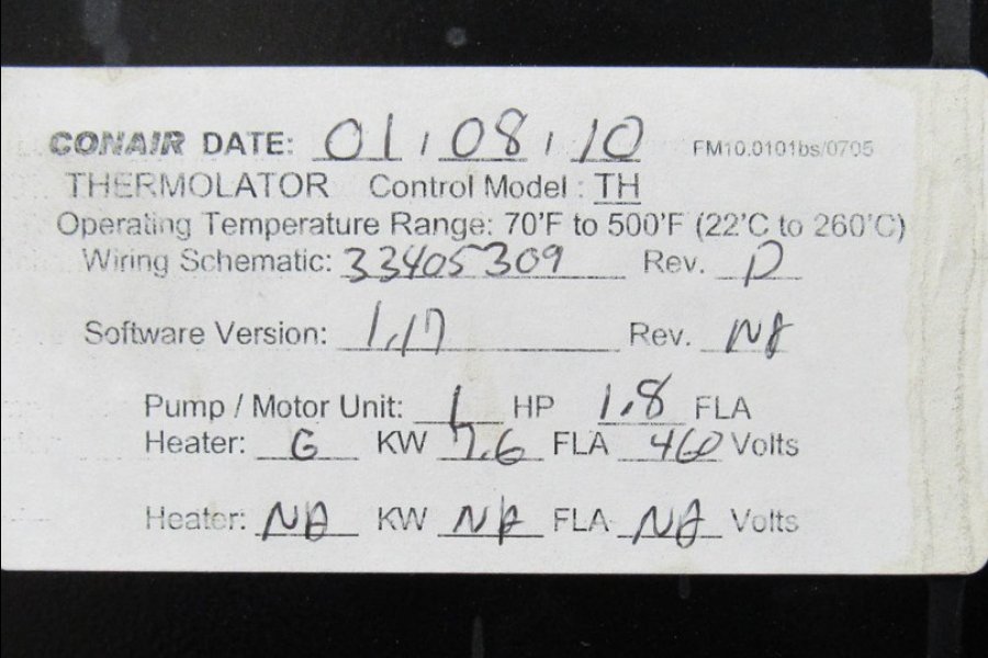 Detailed Pictures of Conair Hot Oil Heater unit with Cooling Circuit DCMP-5493
