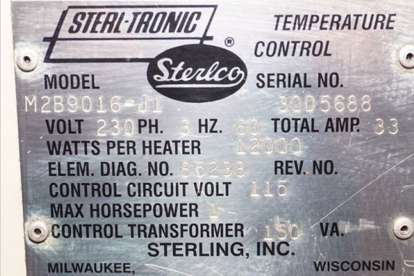 Detailed Pictures of Sterlco Hot Oil Heater unit with Cooling Circuit DCMP-5509