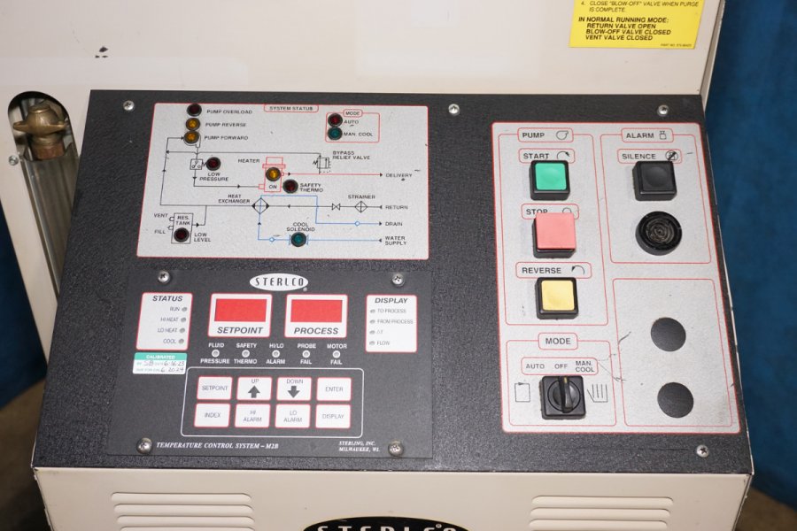 Detailed Pictures of Sterlco Hot Oil Heater unit with Cooling Circuit DCMP-5509