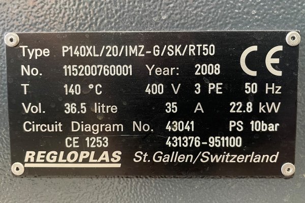 Detailed Pictures of Regloplas Hot Water Hot Water Process Heater Unit DCMP-5560