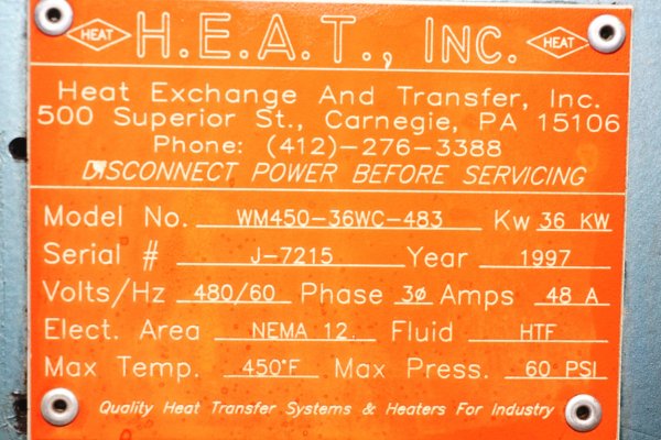 Detailed Pictures of HEAT Heat Exchange And Transfer Hot Oil Heater unit with Cooling Circuit DCMP-5570