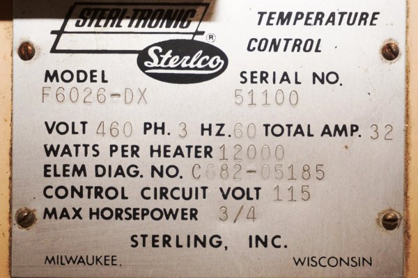 Detailed Pictures of Sterlco Hot Oil Heater unit with Cooling Circuit DCMP-5584