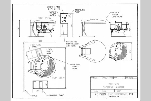Detailed Pictures of Royson Engineering Vibratory Bowl Finishing Machine DCMP-5598