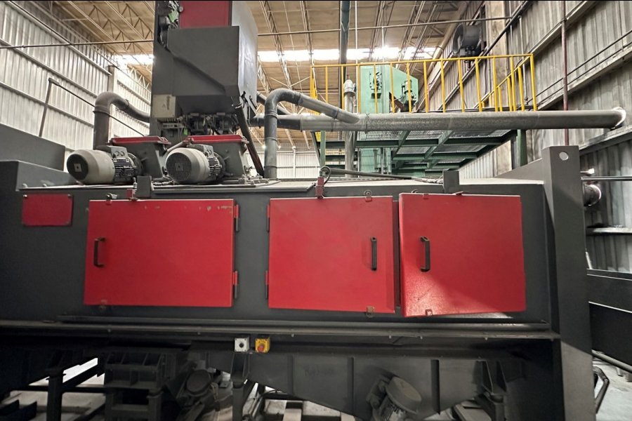 Detailed Pictures of Rosler Rubber Belt Tumble Shot Blast Machine DCMP-5647