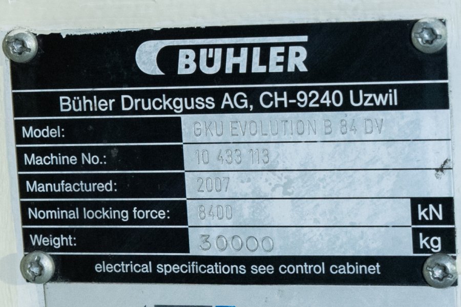 Detailed Pictures of Buhler Cold Chamber Die Casting Machine DCMP-5650