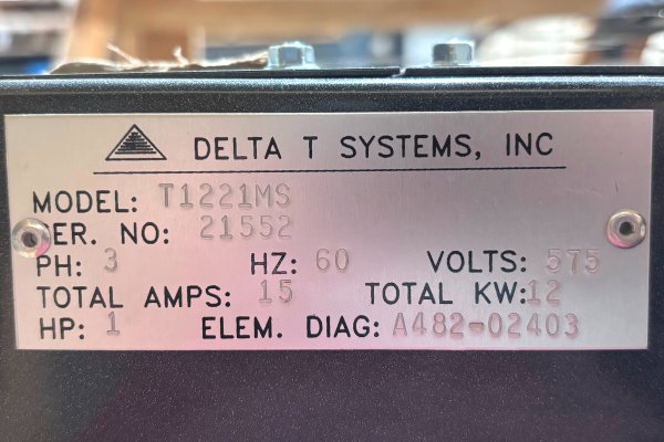 Detailed Pictures of Delta T Systems Hot Oil Heater unit with Cooling Circuit DCMP-5657