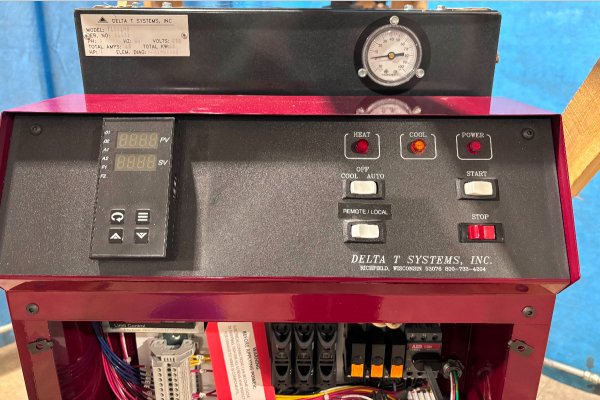 Detailed Pictures of Delta T Systems Hot Oil Heater unit with Cooling Circuit DCMP-5657