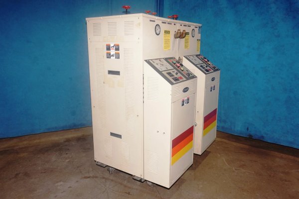 Picture of Sterlco Dual (two) Zone Portable Hot Oil Process Heater Temperature Control Unit with Cooling Water Circuit DCMP-5658