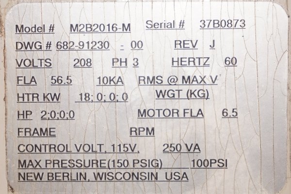 Detailed Pictures of Sterlco Single Zone Hot Oil Heater Unit DCMP-5661