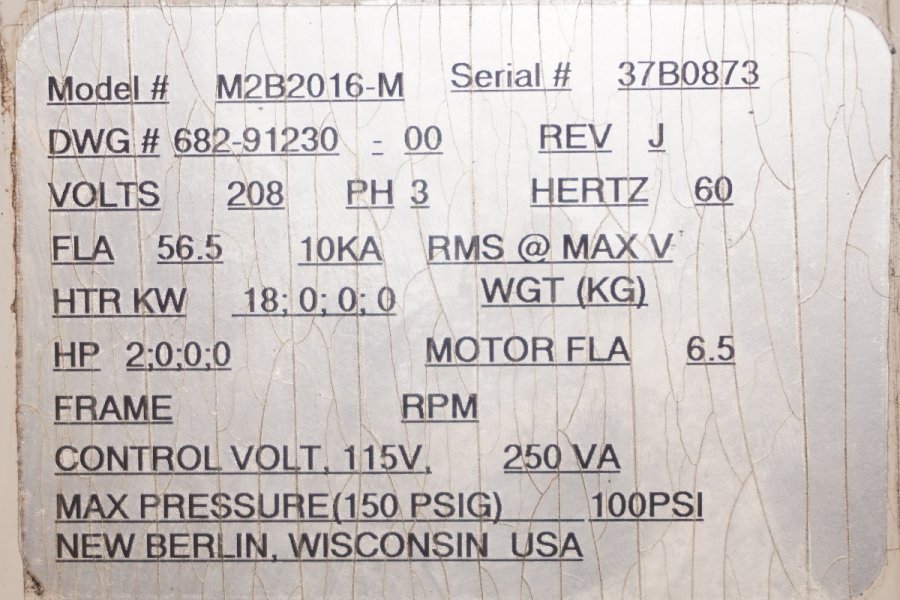Detailed Pictures of Sterlco Single Zone Hot Oil Heater Unit DCMP-5661
