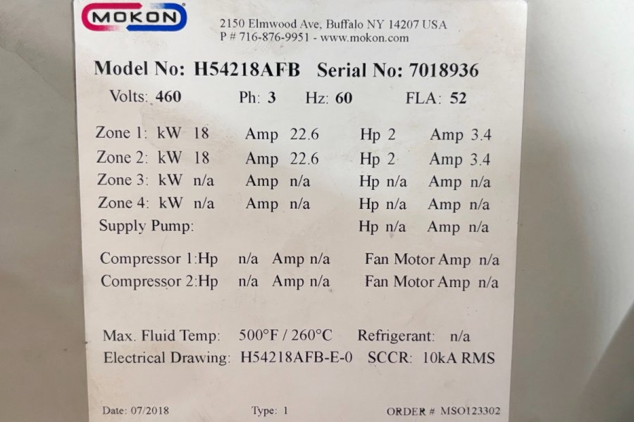 Detailed Pictures of Mokon Hot Oil Heater unit with Cooling Circuit DCMP-5662