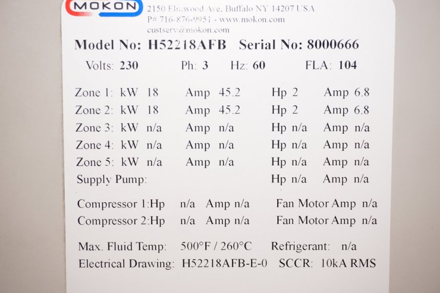 Detailed Pictures of Mokon Hot Oil Heater unit with Cooling Circuit DCMP-5663